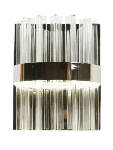 Бра Нимб LED LAMPS 81101/1W Natali Kovaltseva прозрачный на 1 лампа, основание хром в стиле современный  фото 3